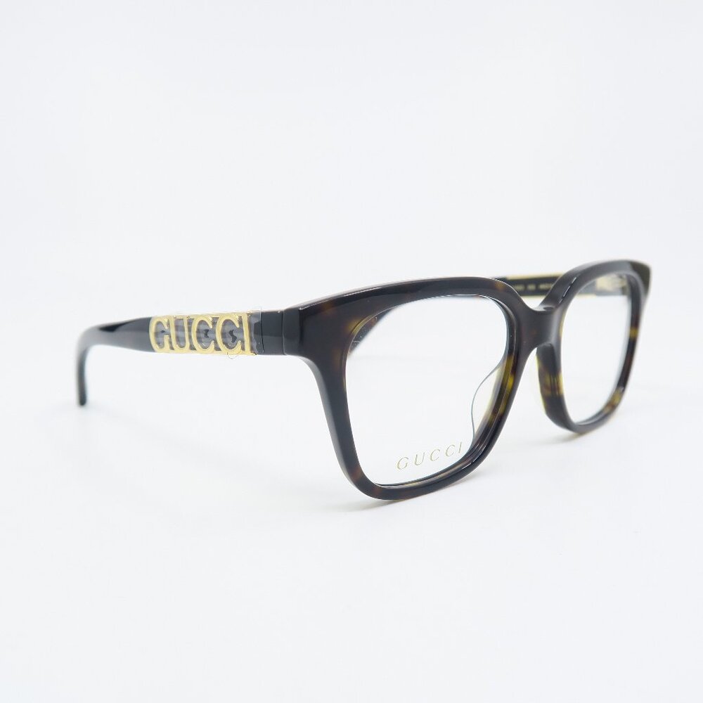 Gucci GG1192O 002 49mm Havana/Logo, New Square, Women's Eyeglasses.